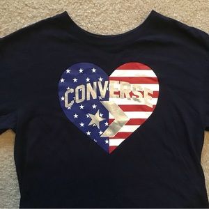 Girls Converse shirt.
